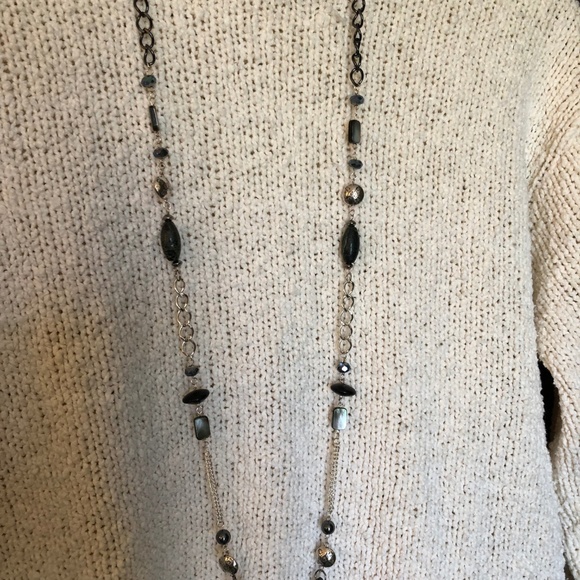 Mixed Bead and Chain Necklace #7 - Picture 4 of 8